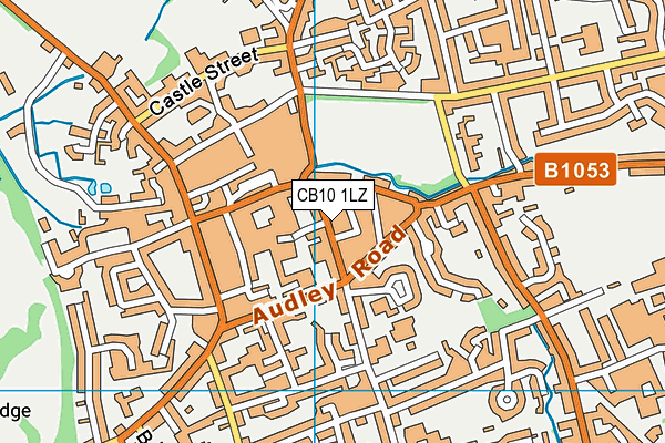 CB10 1LZ map - OS VectorMap District (Ordnance Survey)