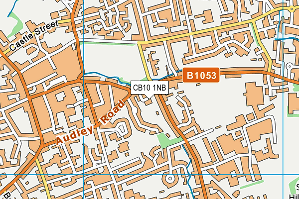 CB10 1NB map - OS VectorMap District (Ordnance Survey)