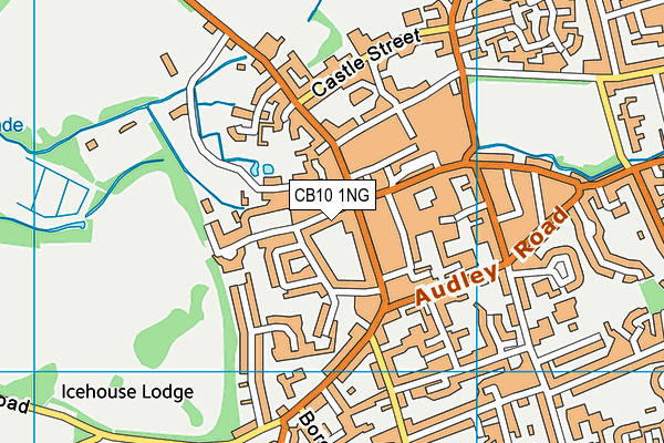 CB10 1NG map - OS VectorMap District (Ordnance Survey)