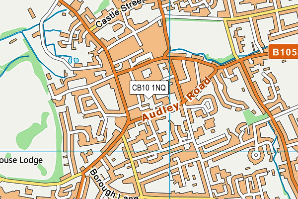 CB10 1NQ map - OS VectorMap District (Ordnance Survey)