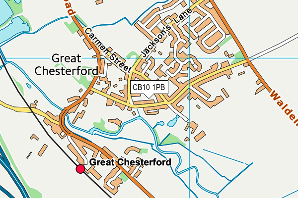 CB10 1PB map - OS VectorMap District (Ordnance Survey)