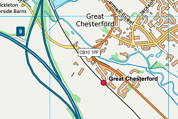 Map of GRANTHAM (KCS) LLP at district scale