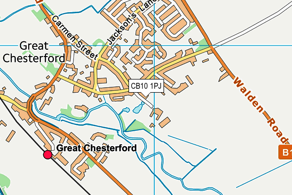 CB10 1PJ map - OS VectorMap District (Ordnance Survey)