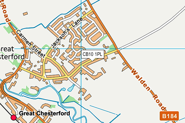 CB10 1PL map - OS VectorMap District (Ordnance Survey)