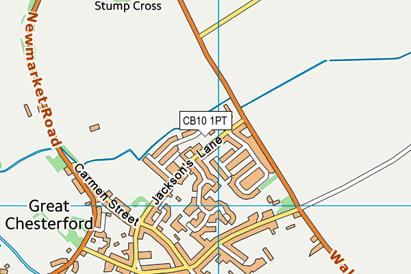 CB10 1PT map - OS VectorMap District (Ordnance Survey)