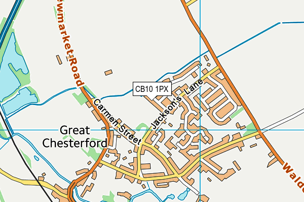 CB10 1PX map - OS VectorMap District (Ordnance Survey)