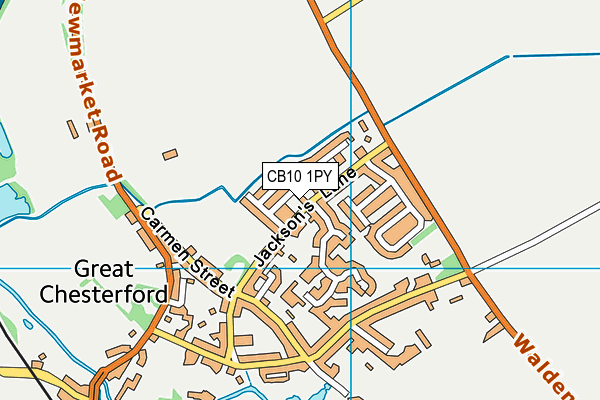 CB10 1PY map - OS VectorMap District (Ordnance Survey)