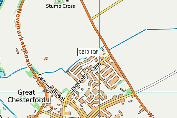 CB10 1QF map - OS VectorMap District (Ordnance Survey)