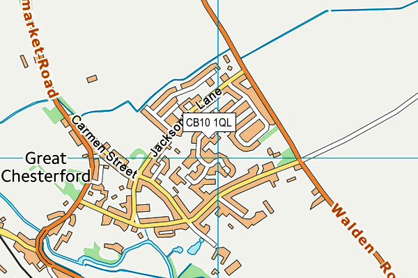 CB10 1QL map - OS VectorMap District (Ordnance Survey)