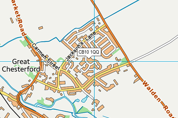 CB10 1QQ map - OS VectorMap District (Ordnance Survey)