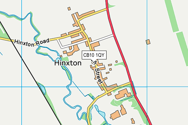 Map of ÉCURIE HINXTON LTD at district scale