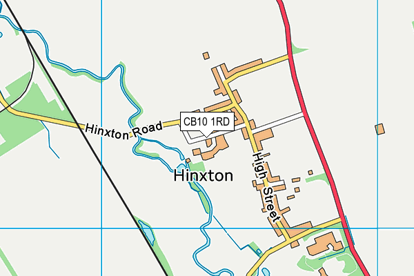 CB10 1RD map - OS VectorMap District (Ordnance Survey)