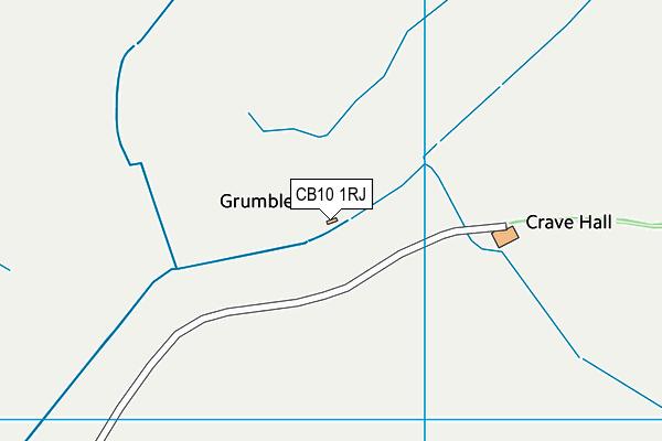 CB10 1RJ map - OS VectorMap District (Ordnance Survey)