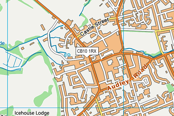 CB10 1RX map - OS VectorMap District (Ordnance Survey)