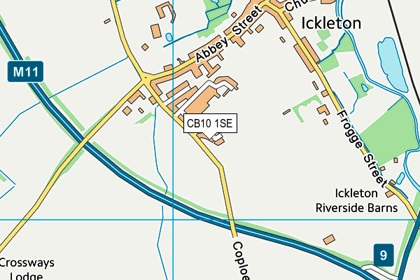 CB10 1SE map - OS VectorMap District (Ordnance Survey)