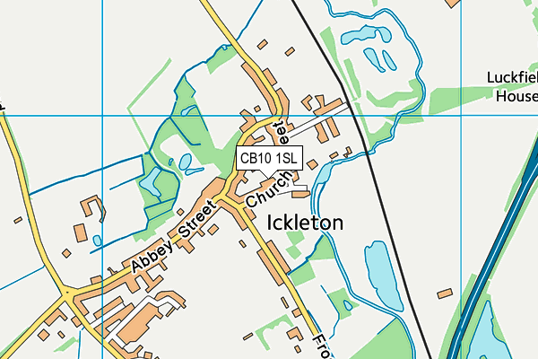 CB10 1SL map - OS VectorMap District (Ordnance Survey)