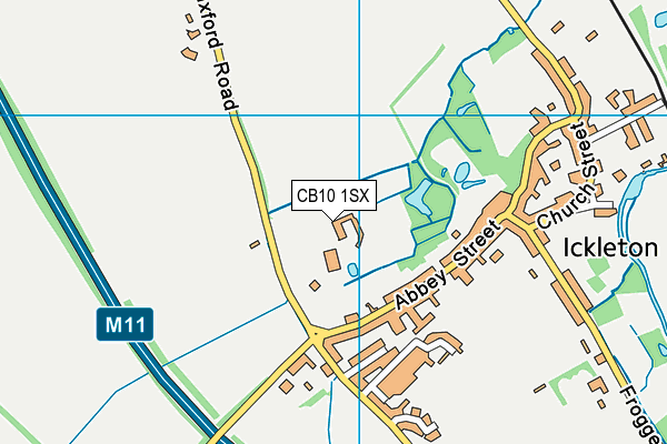 CB10 1SX map - OS VectorMap District (Ordnance Survey)