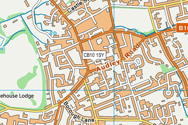 CB10 1SY map - OS VectorMap District (Ordnance Survey)