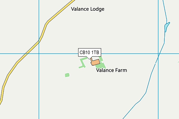 CB10 1TB map - OS VectorMap District (Ordnance Survey)