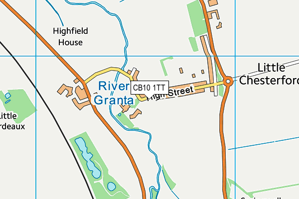 CB10 1TT map - OS VectorMap District (Ordnance Survey)