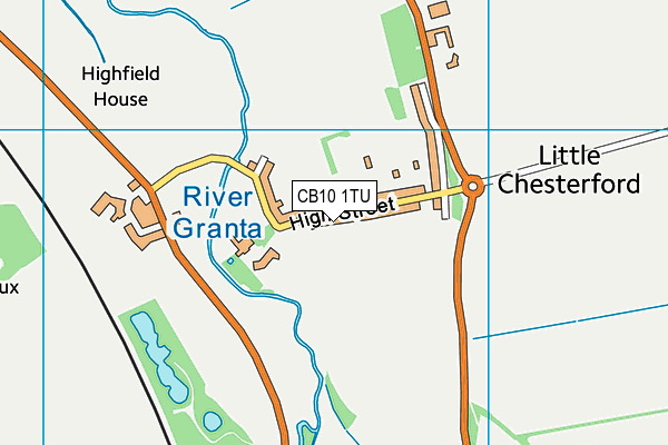 CB10 1TU map - OS VectorMap District (Ordnance Survey)