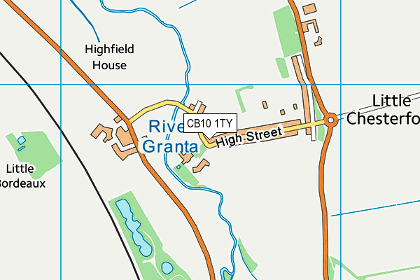 CB10 1TY map - OS VectorMap District (Ordnance Survey)