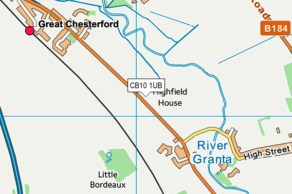 CB10 1UB map - OS VectorMap District (Ordnance Survey)