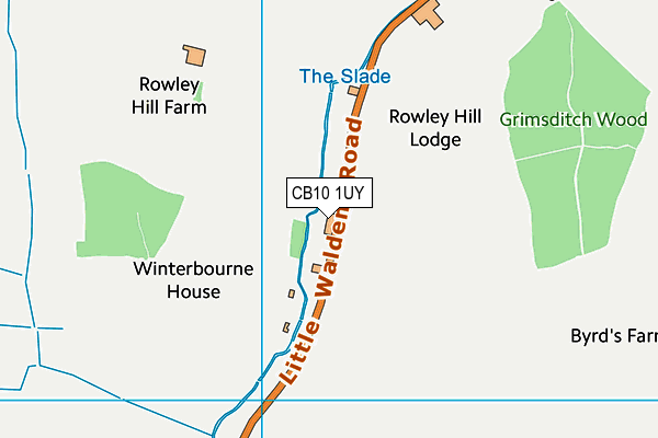 CB10 1UY map - OS VectorMap District (Ordnance Survey)