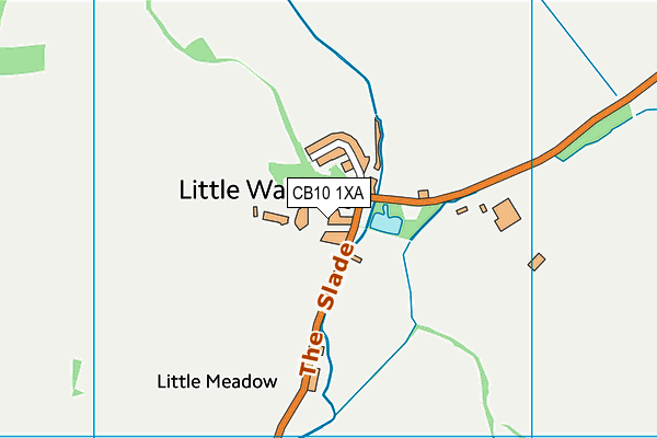 CB10 1XA map - OS VectorMap District (Ordnance Survey)