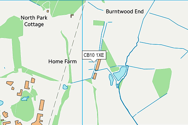 CB10 1XE map - OS VectorMap District (Ordnance Survey)