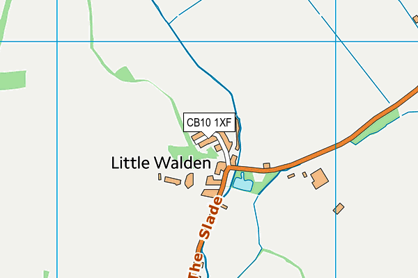 CB10 1XF map - OS VectorMap District (Ordnance Survey)