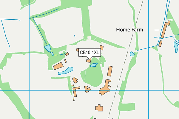 CB10 1XL map - OS VectorMap District (Ordnance Survey)