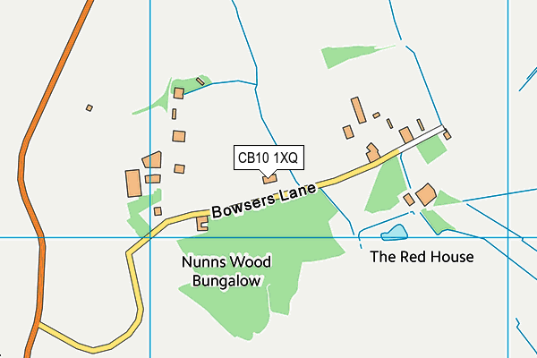 CB10 1XQ map - OS VectorMap District (Ordnance Survey)