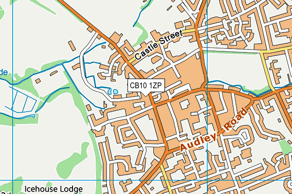 CB10 1ZP map - OS VectorMap District (Ordnance Survey)