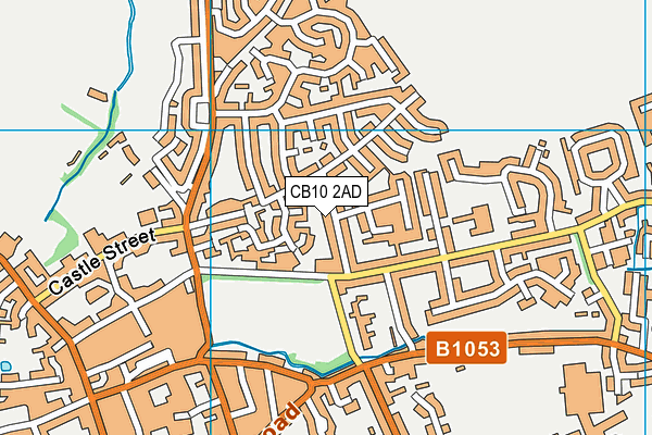 CB10 2AD map - OS VectorMap District (Ordnance Survey)