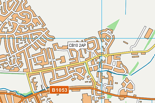 CB10 2AP map - OS VectorMap District (Ordnance Survey)