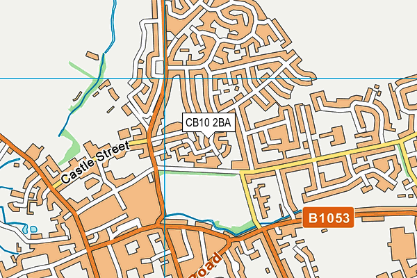 CB10 2BA map - OS VectorMap District (Ordnance Survey)