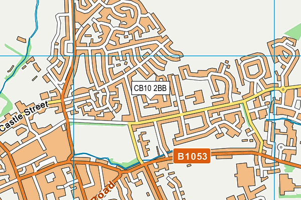 CB10 2BB map - OS VectorMap District (Ordnance Survey)