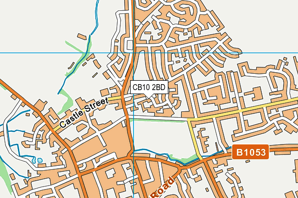 CB10 2BD map - OS VectorMap District (Ordnance Survey)