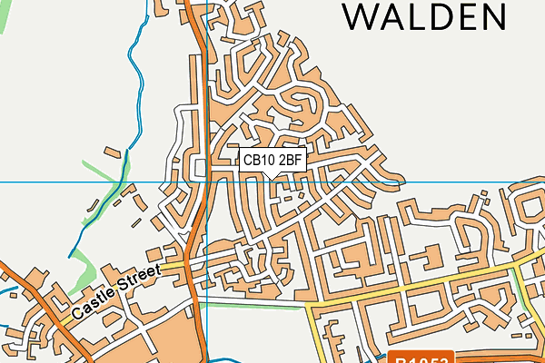 CB10 2BF map - OS VectorMap District (Ordnance Survey)