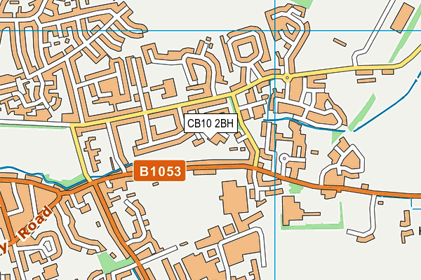 CB10 2BH map - OS VectorMap District (Ordnance Survey)