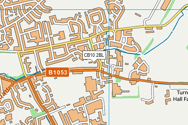 CB10 2BL map - OS VectorMap District (Ordnance Survey)