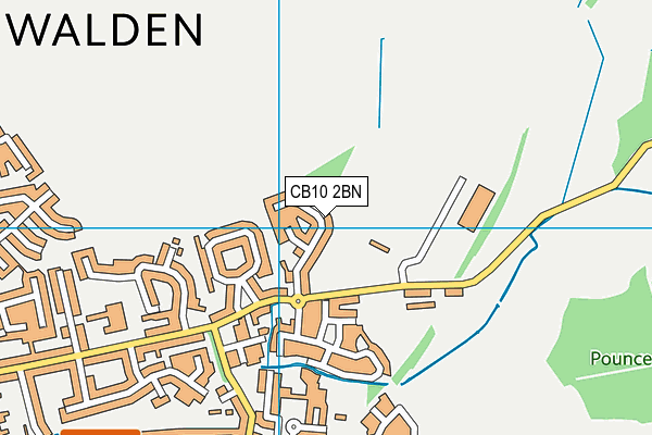 CB10 2BN map - OS VectorMap District (Ordnance Survey)