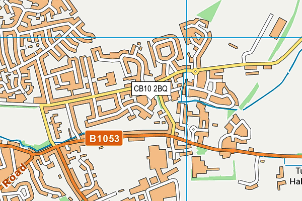 CB10 2BQ map - OS VectorMap District (Ordnance Survey)