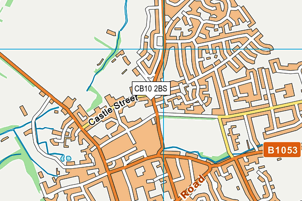 CB10 2BS map - OS VectorMap District (Ordnance Survey)