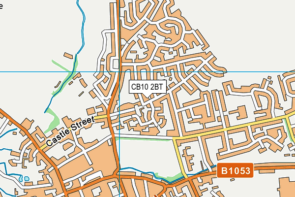 CB10 2BT map - OS VectorMap District (Ordnance Survey)