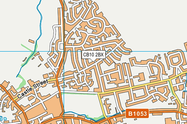 CB10 2BX map - OS VectorMap District (Ordnance Survey)