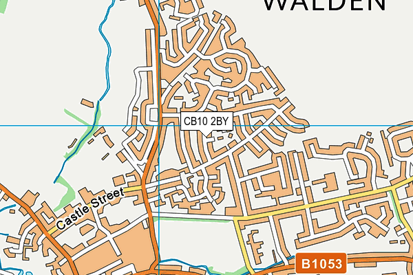CB10 2BY map - OS VectorMap District (Ordnance Survey)