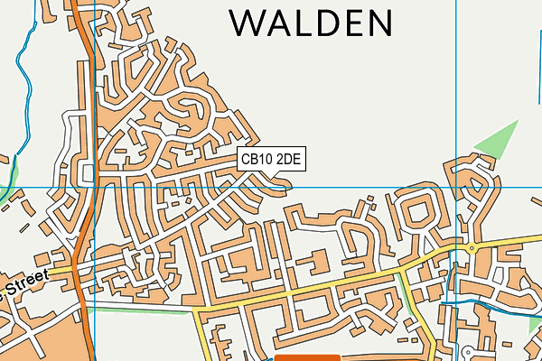 CB10 2DE map - OS VectorMap District (Ordnance Survey)