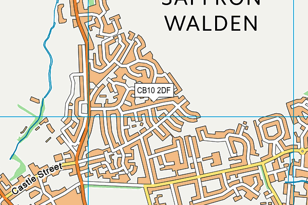 CB10 2DF map - OS VectorMap District (Ordnance Survey)